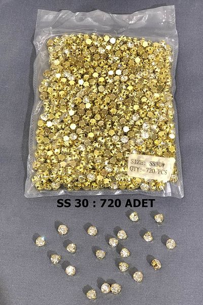 Hobigram Beads Assortment Yellow Metal Case Strut Beyoğlu Stone (1 Pack) Ss 30 720 Pieces – Beads, Stylish Design