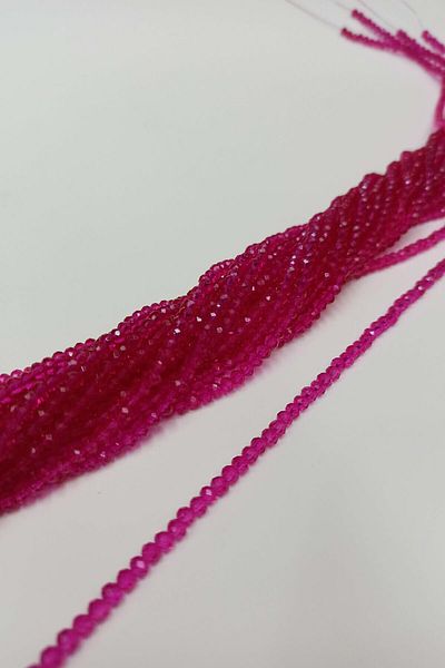 Hobigram Beads Assortment Magenta Crystal Beads 4 mm – Beads, Stylish Design, Women's Accessory – Beads – Bonc