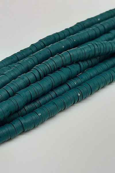 Hobigram Χάντρες Ποικιλία Petrol Blue Fimo Χάντρες ζύμης 6mm – Χάντρες, Κομψό Σχέδιο, Γυναικείο Αξεσουάρ – Χάντρες