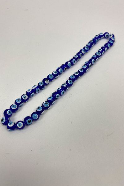 Hobigram Συλλογή χάντρες Στρογγυλές χάντρες Evil Eye 5 Σειρές 6 mm – Χάντρες, Κομψό Σχέδιο, Γυναικείο Αξεσουάρ – Χάντρες