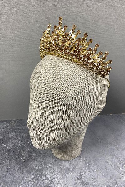 Hobigram Coroana de mireasa Henna Rio Stone pentru cele mai frumoase mirese – Coroana, Crystal Stone, Model elegant, Coroana de mireasa – Coroana – Coroana