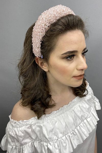 Hobigram Powder Polaris Crystal Jewelled Bridal and Henna Crown for the Most Beautiful Brides