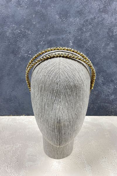 Hobigram Accesoriu de păr cu piatră strălucitoare, coroană de mireasă, cu două rânduri, pentru cele mai frumoase mirese – coroană, piatră de cristal, mod elegant