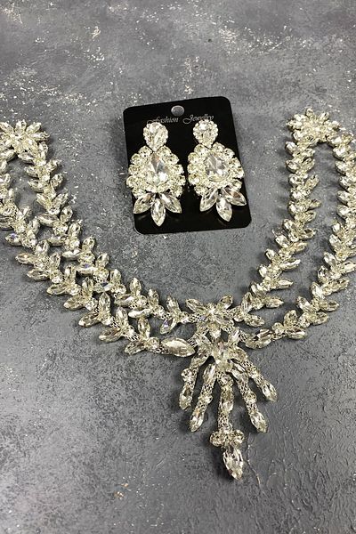 Hobigram Accesoriu și cercei pentru păr Henna de mireasă cu frontală de sultan argintiu pentru cele mai frumoase mirese – Coroană, piatră de cristal – T