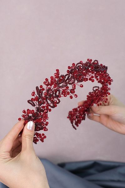 Hobigram Accesoriu pentru păr și turban de mireasă cu mărgele de cristal și nisip pentru cele mai frumoase mirese – coroană, piatră de cristal – coroană