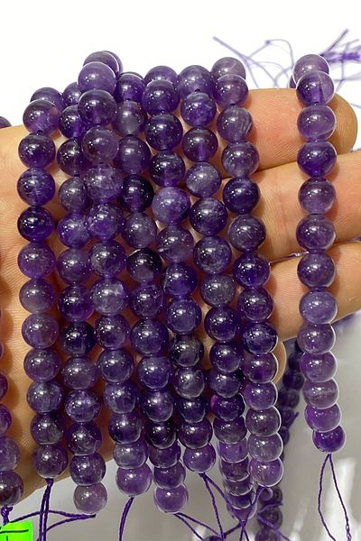 Hobigram Beads Types Amethyst Natural Stone Beads – Special Design, Accessory, Quality Production, Eye-Catching Style