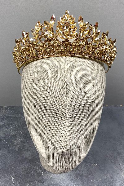 Hobigram Danver Stone Bridal Henna Crown – Crown, Crystal Stone, Stylish Model, Bridal Crown, Hair Accessory – Crown – Crown