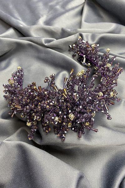 Hobigram Prune Rastaban Crystal Stone Henna și Coroana de Mireasă pentru cele mai frumoase mirese – Coroană, Crystal Stone, Model elegant