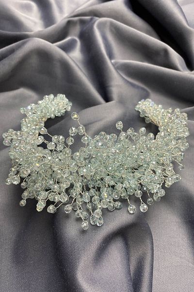 Hobigram Pollux Crystal Stone Henna and Bridal Tiara for the Most Beautiful Brides – Crown, Crystal Stone, Stylish Model – Crown –