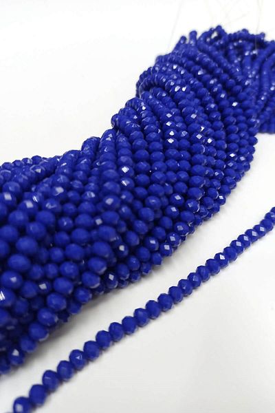 Hobigram Beads Assortment Dark Blue Crystal Beads 6 mm – Beads, Stylish Design, Women's Accessory – Beads – Bo