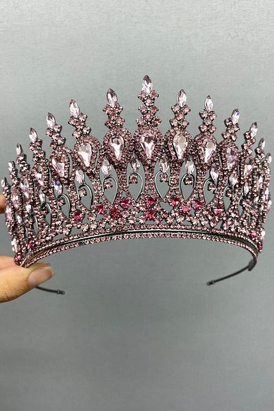Hobigram Coroana de Henna Roz Model Mireasa pentru Cele mai Frumoase Mirese – Coroana – Coroana
