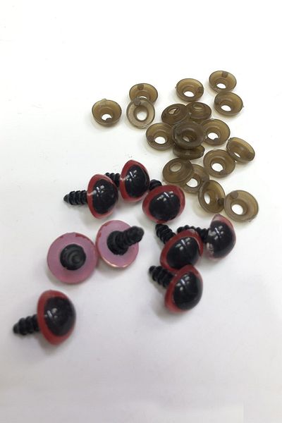 Hobigram Χάντρες Ποικιλία Amigurumi Screw Eye Red – Χάντρες, Κομψό Σχέδιο, Γυναικείο Αξεσουάρ – Χάντρες – Μπον