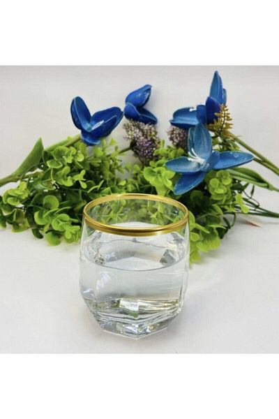LAV Gilded Diamond Glass Set 18 Pcs