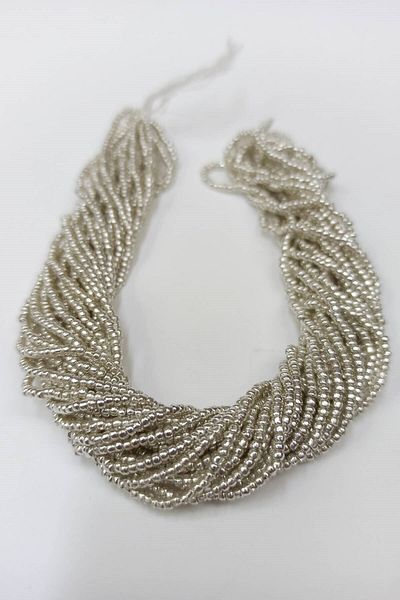 Hobigram Beads Assortment Silver Plated Strand Sand Beads 2 mm – Beads, Stylish Design, Women's Accessory – Beads