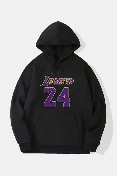Moodopia Φούτερ με κουκούλα Black Legend 24 Design Hoodie