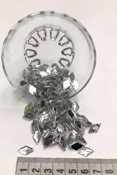 Hobigram Χάντρες Assortment Shuttle Plastic Strut Stone Διαφανές (20 GR) – Χάντρες, Κομψό Σχέδιο, Γυναικείο Αξεσουάρ – Bo