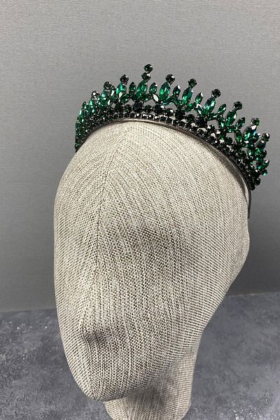 Hobigram Pedro Stone Bridal Henna Crown for the Most Beautiful Brides – Crown, Crystal Stone, Stylish Model, Bridal Crown – Crown –