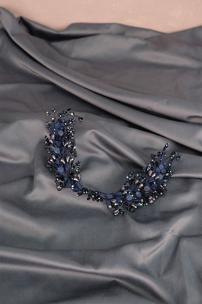 Hobigram Accesoriu de păr de mireasă cu mărgele de cristal și perle Berra pentru cele mai frumoase mirese – Coroană, cu pietre de cristal – Coroană –