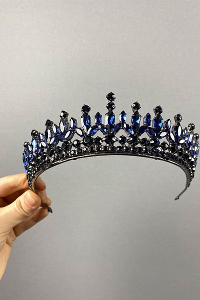 Hobigram Pedro Stone Bridal Henna Crown pentru cele mai frumoase mirese – Coroană, Crystal Stone, Model elegant, Tiara de mireasă – Coroană –