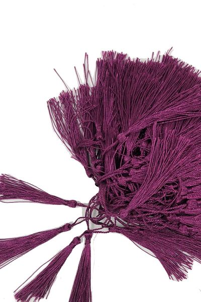 Hobigram Διακοσμητική κορδέλα Plum Imported Tassel 6 cm 100 Pieces – Διακοσμητική κορδέλα, Κομψό Σχέδιο, Γυναικείο Αξεσουάρ –