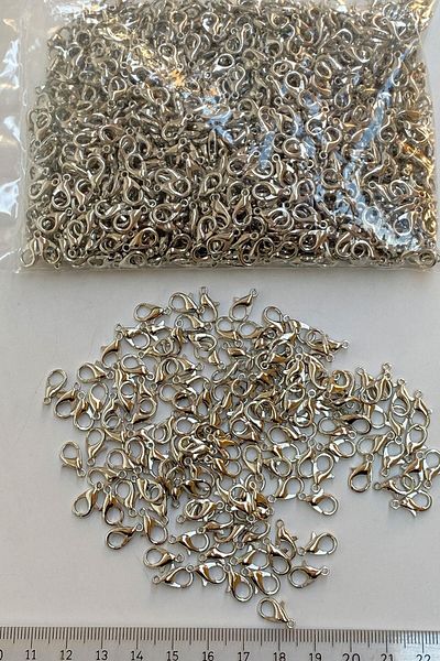 Hobigram Beads Assortment Nickel Color Necklace and Bracelet Papagan Clip 500 Pieces – Beads, Stylish Design – Bonc