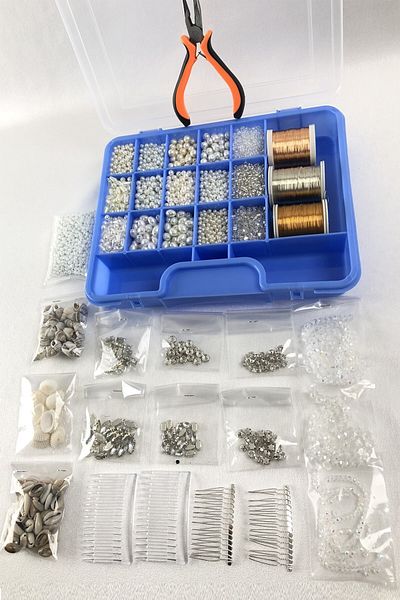Hobigram Beads Assortment Accessories Making Material Starter Kit – Beads, Stylish Design, Women's Accessory – Bo