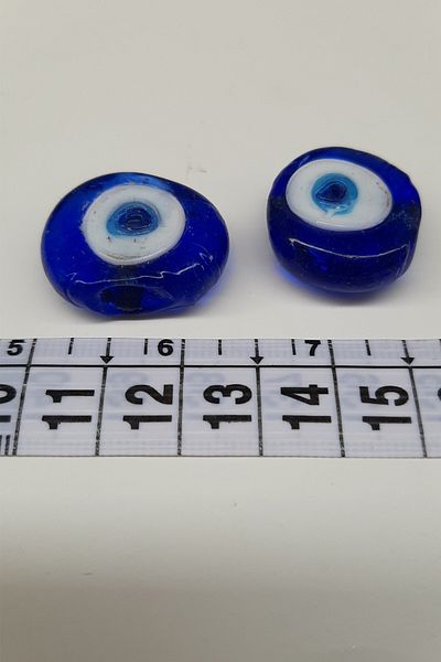 Hobigram Beads Assortment Dark Blue Transparent Cow Eye Evil Eye Beads – Beads, Stylish Design, Women's Accessory –