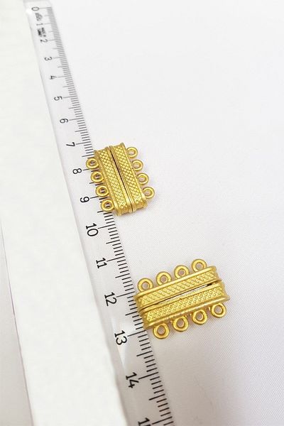 Hobigram Beads Assortment Yellow Magnet Necklace and Bracelet Clip – Beads, Stylish Design, Women's Accessory –