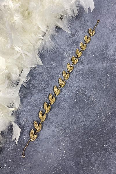 Hobigram Banda de păr cu frunze de miere Bella pentru cea mai frumoasă mireasă Accesoriu de mireasă – Coroană, cu pietre de cristal – Coroană –