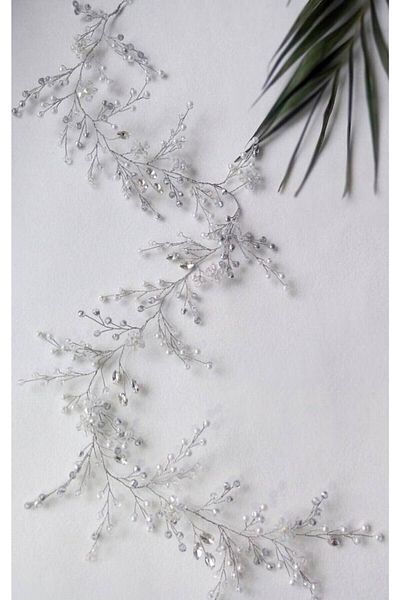 Hobigram Bridal Accessory Ivy Model Bridal Taci 65 cm – Bridal Accessory, Stylish Design, Women's Accessory – g