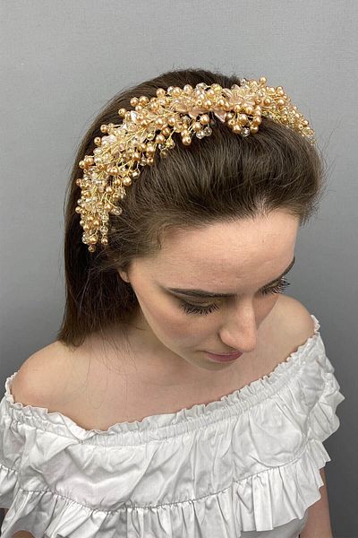 Hobigram Bridal Accessory Honey Color Hira Model Bridal Hair Accessory – Other Hair Accessories, Stylish Design – Di