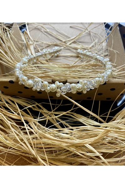 Hobigram Bridal Accessory Bridal Crown Hair Accessory – Special Design, Accessory, Quality Production, Eye-Catching Style