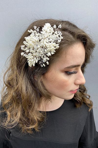 Hobigram Hair Accessory Ecru Hair and Turban Accessory – Special Design, Accessory, Quality Production, Eye-Catching Style