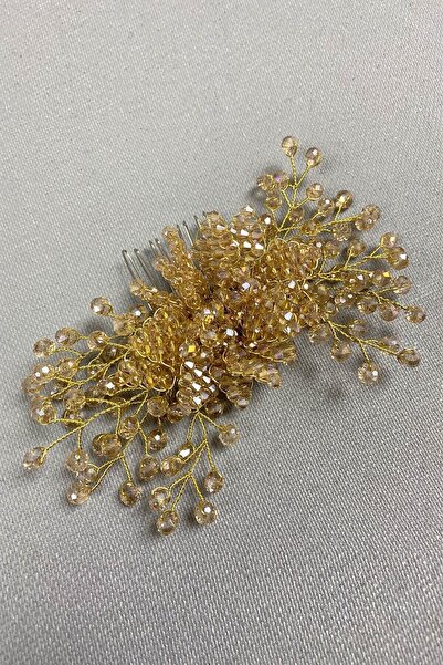 Hobigram Αξεσουάρ μαλλιών Χρυσοκίτρινο χτένισμα με χτένα Rigel – Άλλα αξεσουάρ μαλλιών, κομψό σχέδιο – Άλλα S