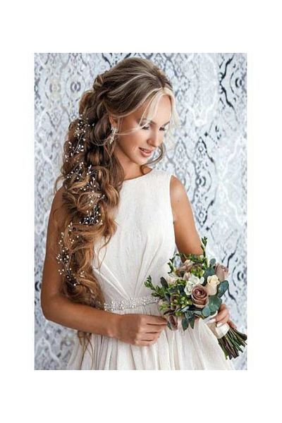 Hobigram Hair Accessory Bridal Tiara 65 cm Long Ivy Bridal Hair Accessory – Other Hair Accessories – Other S