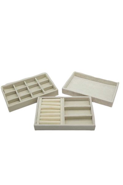 Aydın Decor NEW DRAWER INSIDE TRIPLE SET RING-EARRING-NECKLACE SET TABLE (AYDINDECOR)