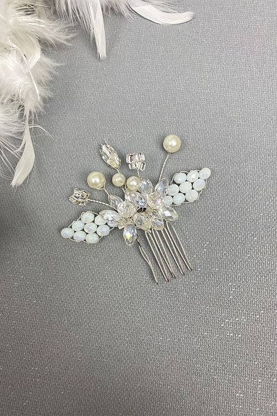 Hobigram Bridal Accessory Bade Scalloped Buckle Bridal Hair Accessory – Bridal Accessory, Stylish Design – Bridal Accesso