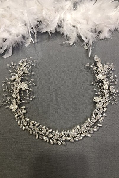 Hobigram Αξεσουάρ μαλλιών διπλής όψης με κεντημένες χάντρες αμυγδάλου Emyy Νυφικό αξεσουάρ μαλλιών – Άλλα αξεσουάρ μαλλιών