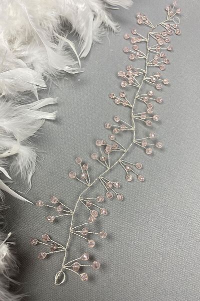 Hobigram Hair Accessory Powder Vella Beaded Bridal Crown Hair Accessory – Other Hair Accessories, Stylish Design –