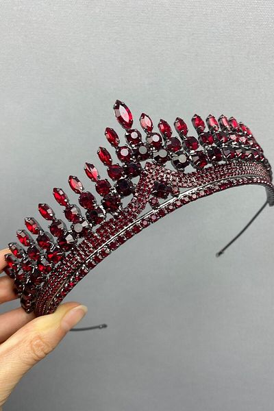 Hobigram Bridal Accessory Henna Crown Anteras Bridal Henna Crown and Earrings – Bridal Accessory, Stylish Design – Bridal