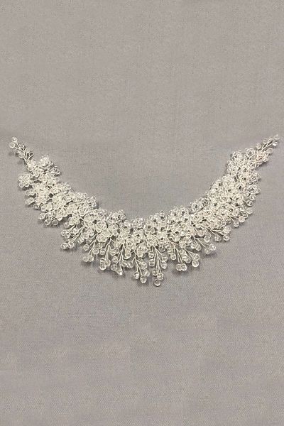 Hobigram Bridal Accessory Transparent Crystal Beaded Hair and Turban Accessory – Bridal Accessory, Stylish Design – Ge