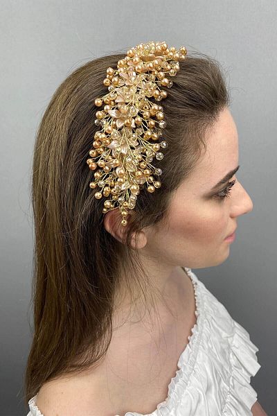 Hobigram Bridal Accessory Honey Color Hira Model Bridal Hair Accessory – Other Hair Accessories, Stylish Design – Di