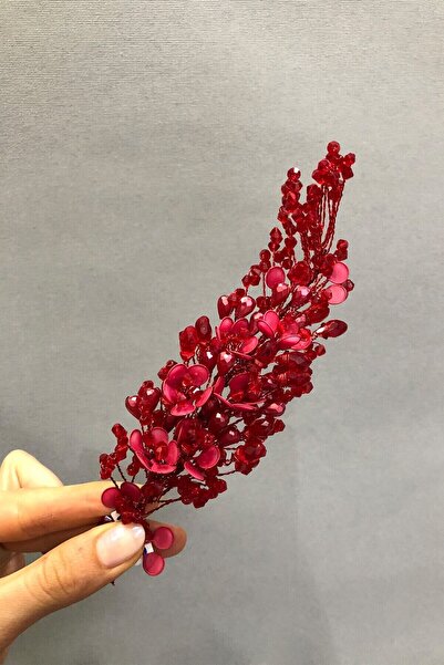Hobigram Bridal Accessory Red Vega Hair and Turban Accessory – Other Hair Accessories, Stylish Design – Other