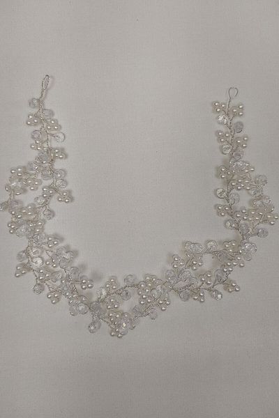 Hobigram Hair Accessory White Crystal Flower Motif Hair Accessory – Other Hair Accessories, Stylish Design – Other