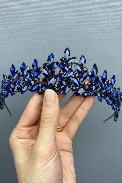 Hobigram Bridal Accessory Subra Bridal Henna Crown and Earring Set – Bridal Accessory, Stylish Design, Women's Accessory