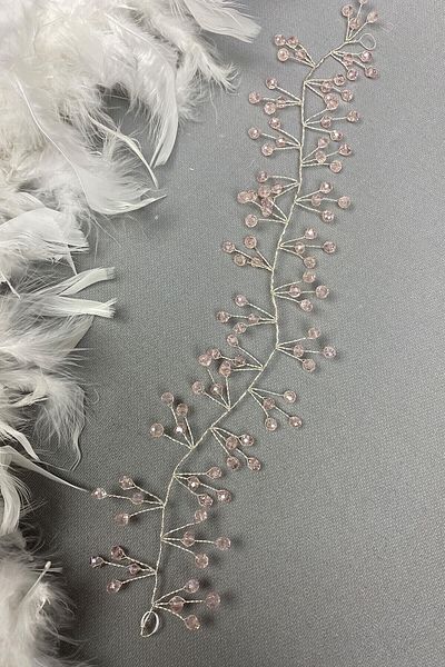 Hobigram Hair Accessory Powder Vella Beaded Bridal Crown Hair Accessory – Other Hair Accessories, Stylish Design –