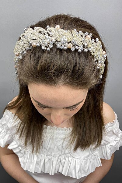 Hobigram Αξεσουάρ νύφης Ασημί χρώμα Αξεσουάρ μαλλιών Yaren Bride – Άλλα αξεσουάρ μαλλιών, κομψό σχέδιο – Άλλα