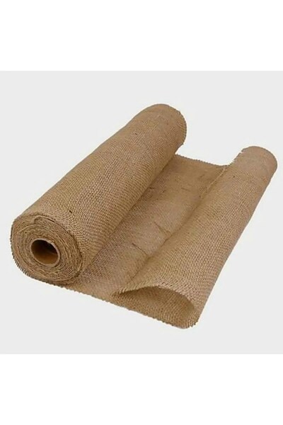 Hobigram لوازم الحفلات قماش زخرفة الجوت قماش طبيعي 20 Mt – لوازم الحفلات الأخ...