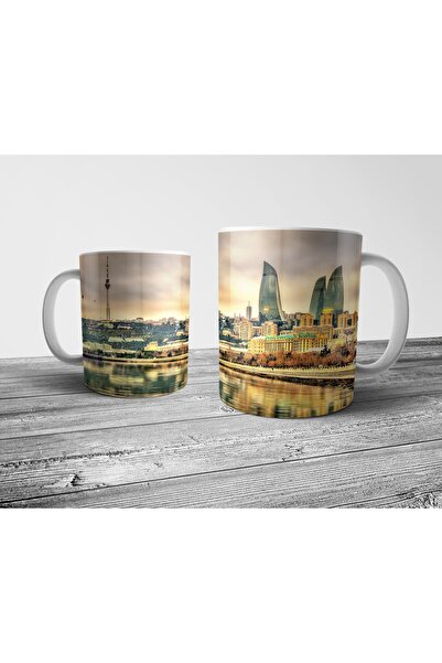 Pixxa Azerbaycan Bakü - Az?rbaycan Bakı Kupa Bardak Model 3