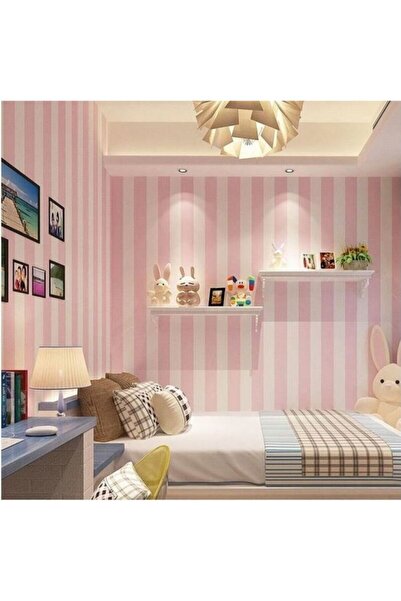 Natural Penbe Çizgili Duvar Kağıdı